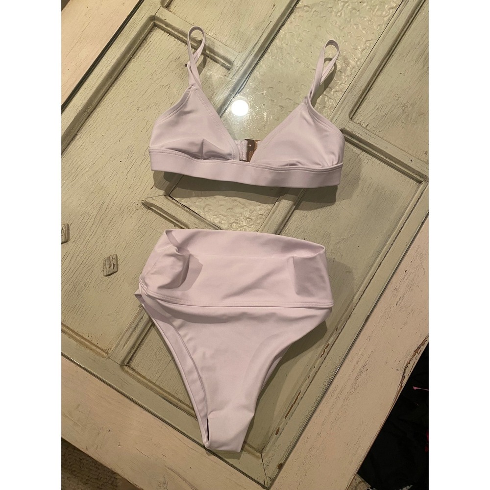 Mimi Women's Pink The Laura Top & Leona Bottom Bikini Set Size Small